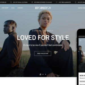 Reformation Shopify Theme Free Download V3.0.1
